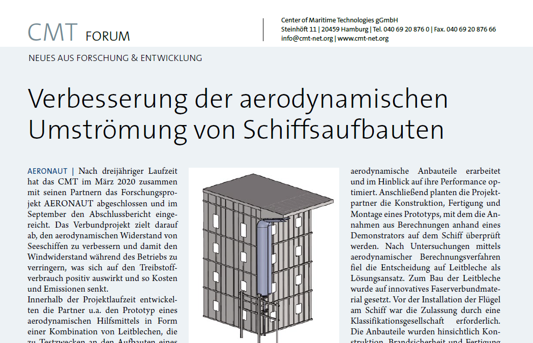 CMT-Forum: Schiff & Hafen Ausgabe Dezember 2020